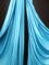 1 Yard Low Stretch Aqua Polyester Fabric For Aerial Silks Hammocks Backdrops Crafts 108/120 Inch Width